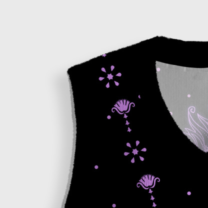 Purplehecate Radiance Of Sun And Moon Ugly Sweater Vest