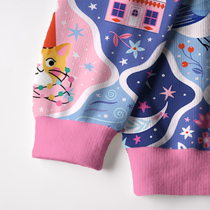 Purplehecate Dreamy Moonlight Fairy Tale Ugly Cardigan Sweaters