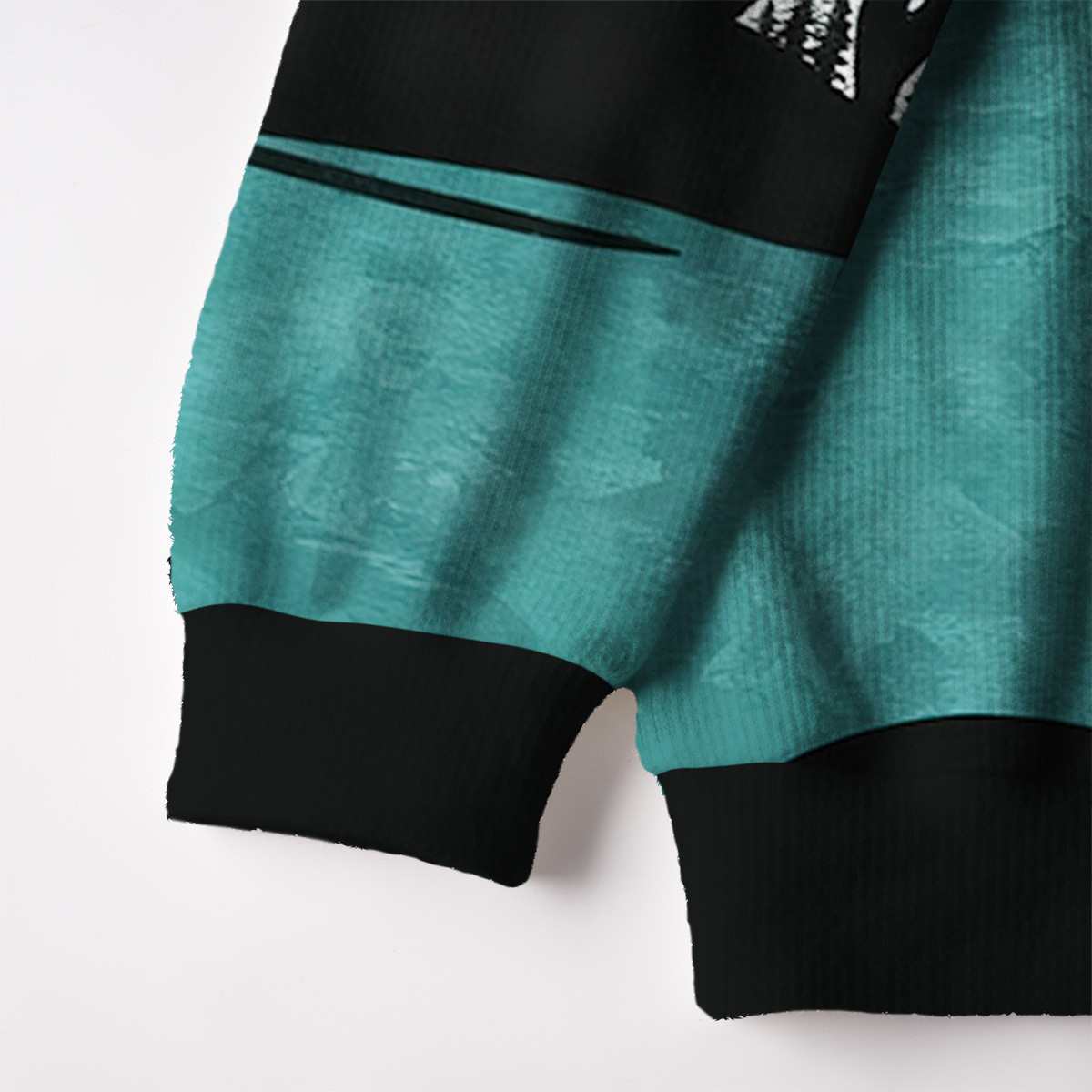 Purplehecate Alien Lake Monster Encounter Fuzzy Ugly Sweatshirt