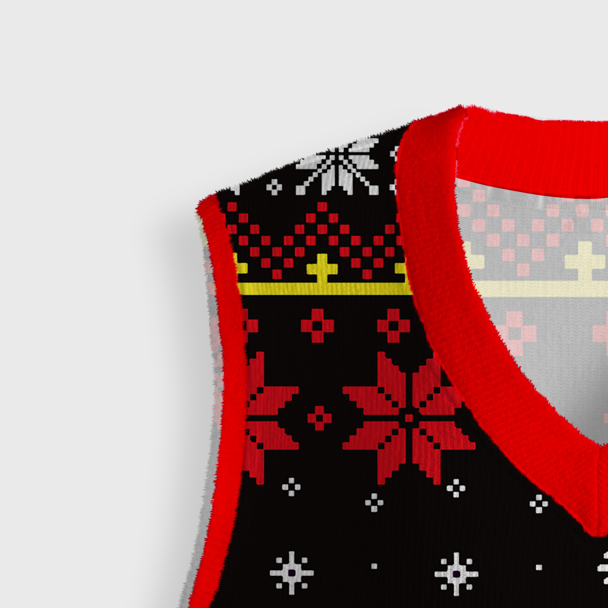 Purplehecate I like Cats And Coffee Ugly Sweater Vest