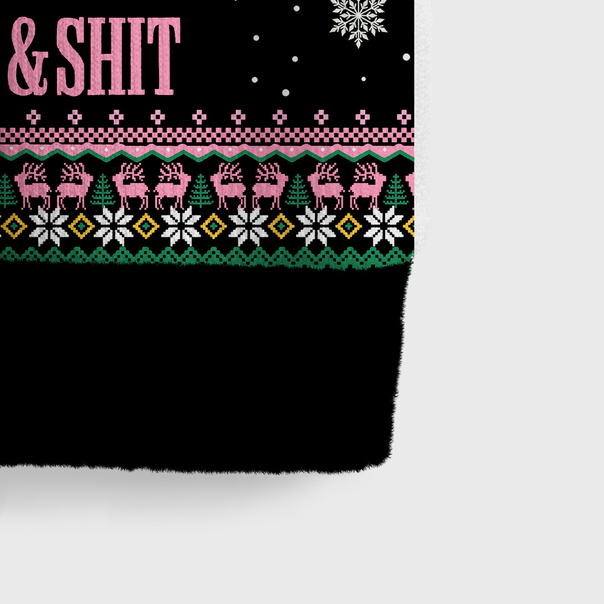 Purplehecate Look At Me Being All Festive And Shit Ugly Sweater Vest