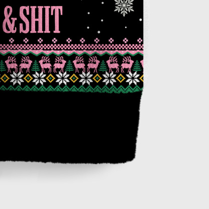 Purplehecate Look At Me Being All Festive And Shit Ugly Sweater Vest