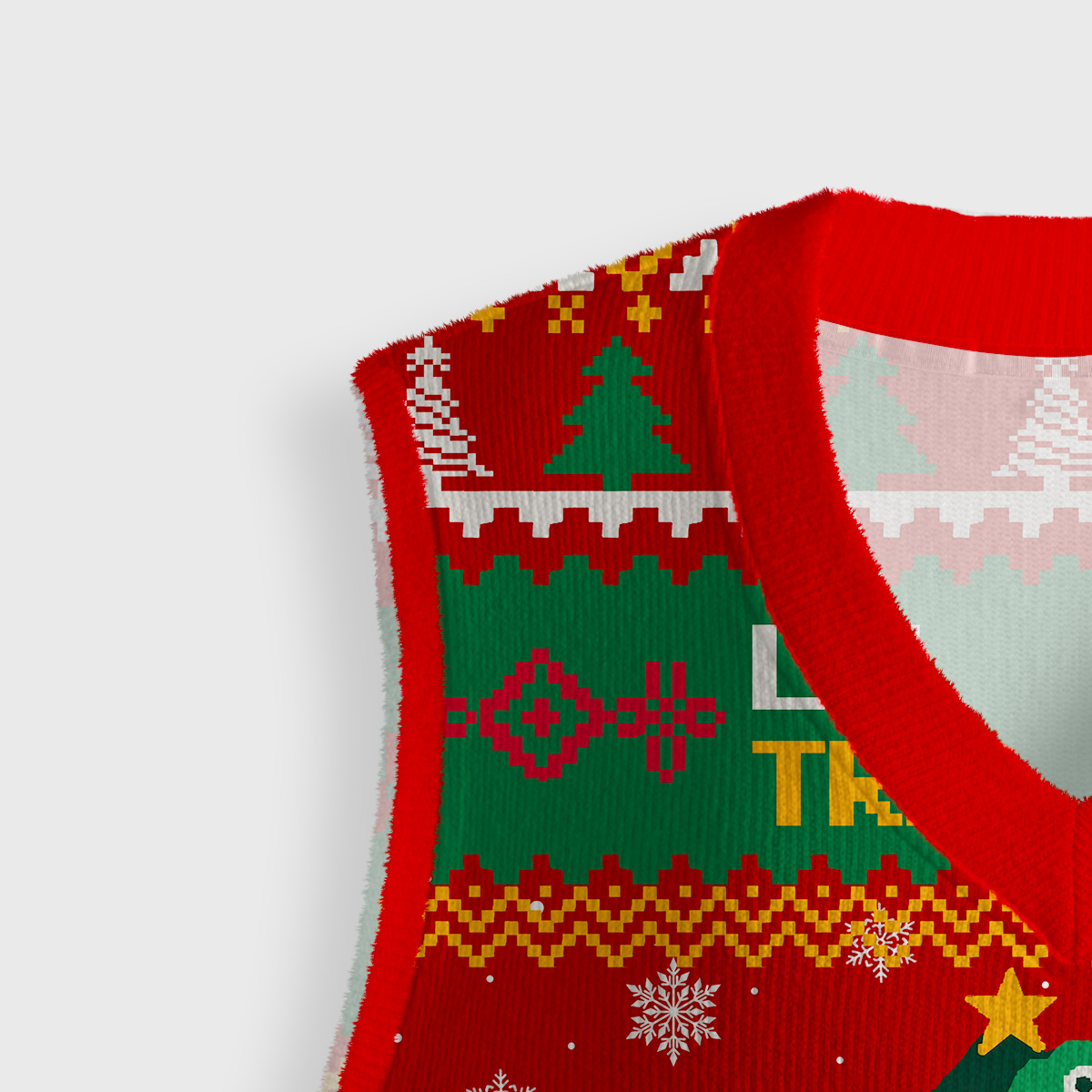 Purplehecate Look Tree I'm A T-Rex Ugly Sweater Vest