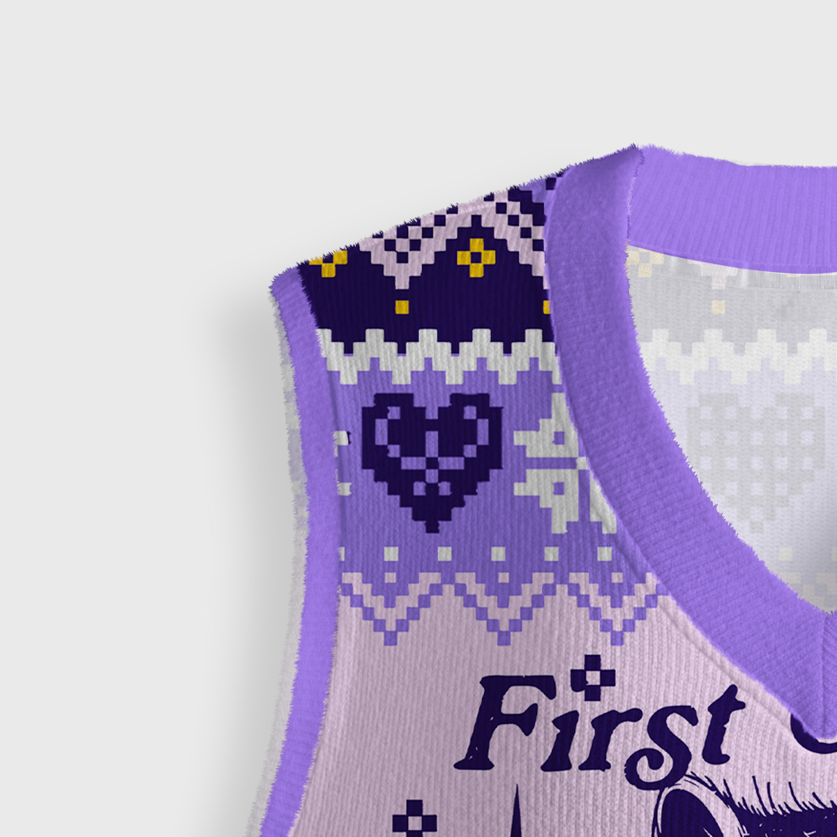 Purplehecate First Of All I'm A Delightful Funny Raccoon Ugly Sweater Vest