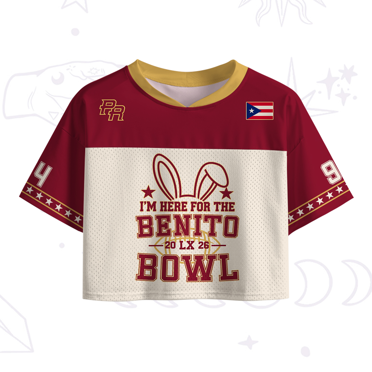 Purplehecate I’m Here for the Main Event Crop Sports Jersey