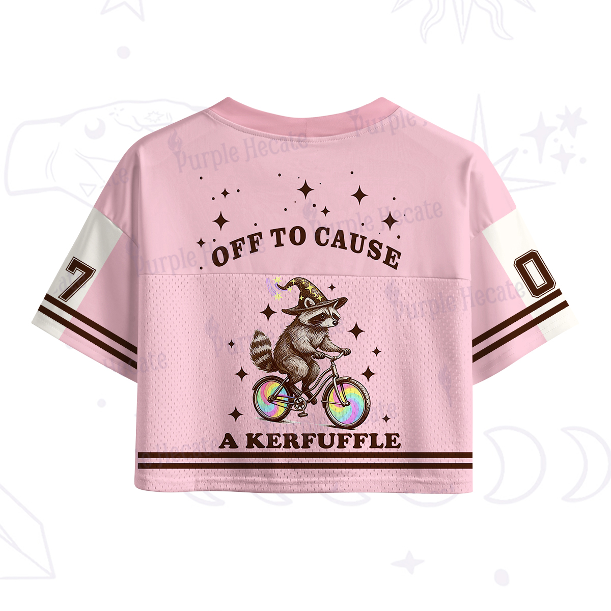Purplehecate Off To Cause A Kerfuffle Crop Sports Jersey