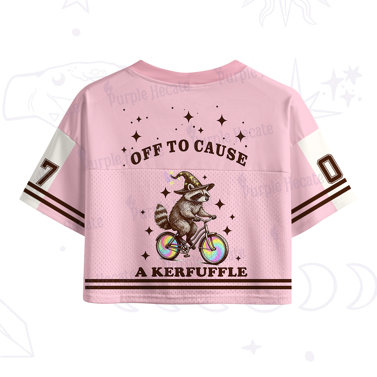 Purplehecate Off To Cause A Kerfuffle Crop Sports Jersey
