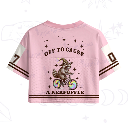 Purplehecate Off To Cause A Kerfuffle Crop Sports Jersey