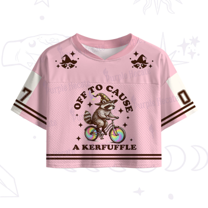 Purplehecate Off To Cause A Kerfuffle Crop Sports Jersey