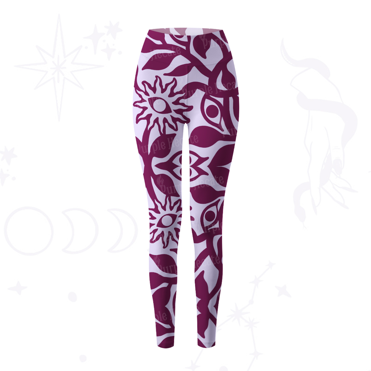 Purplehecate Witchy Sun Gaze Yoga Pants