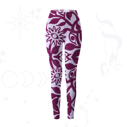 Purplehecate Witchy Sun Gaze Yoga Pants