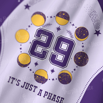 Purplehecate It's Just A Phase Long Sleeve Jersey Shirt