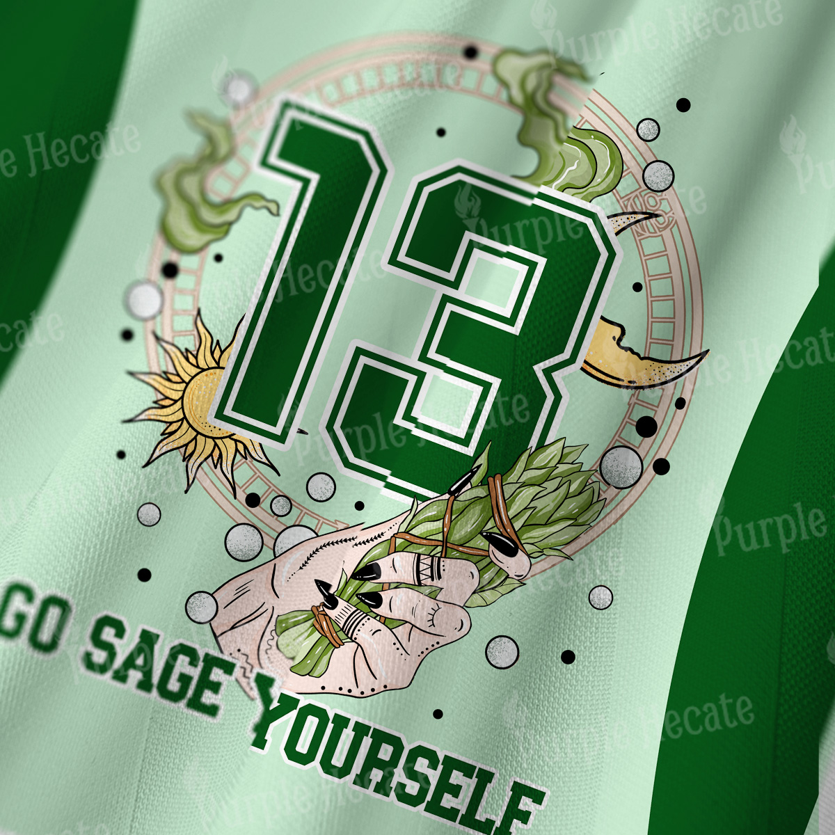 Purplehecate Go Sage Yourself Long Sleeve Jersey Shirt