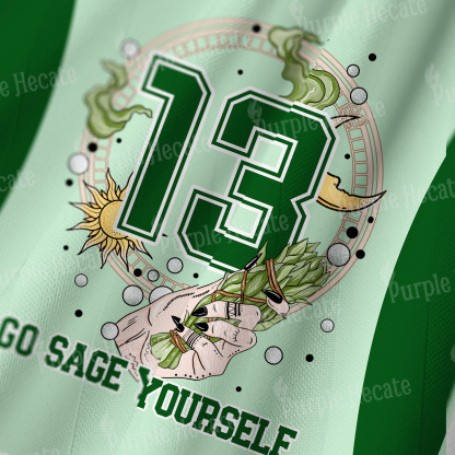 Purplehecate Go Sage Yourself Long Sleeve Jersey Shirt