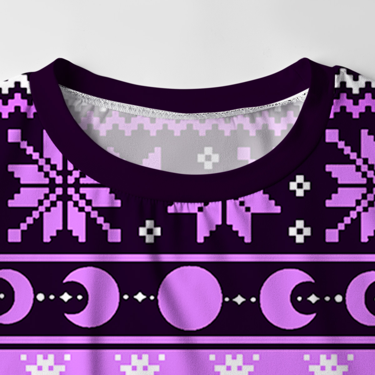 Purplehecate Snake And Moon Phase Christmas Pajamas