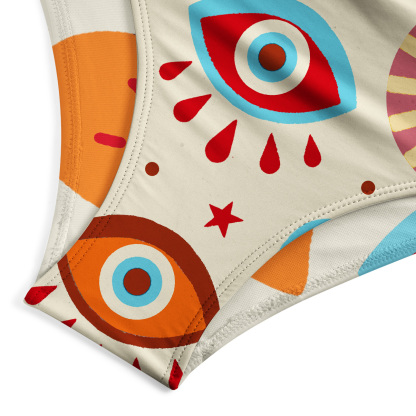 Purplehecate The Enchanted Eye of Love One-Piece Swimsuit