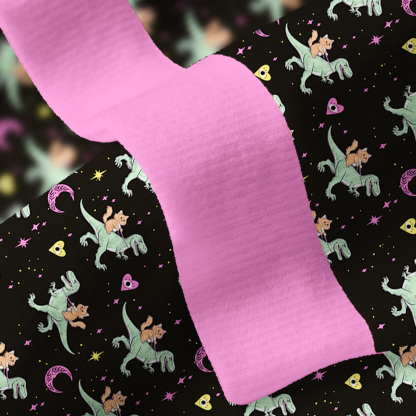 Purplehecate Witch Cat Rides the Dino Fuzzy Ugly Christmas Sweatshirt