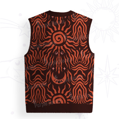 Purplehecate Solar Ritual Ugly Sweater Vest