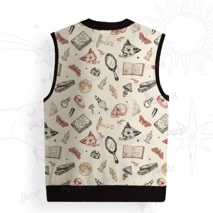Purplehecate Witchcraft Study Ugly Sweater Vest