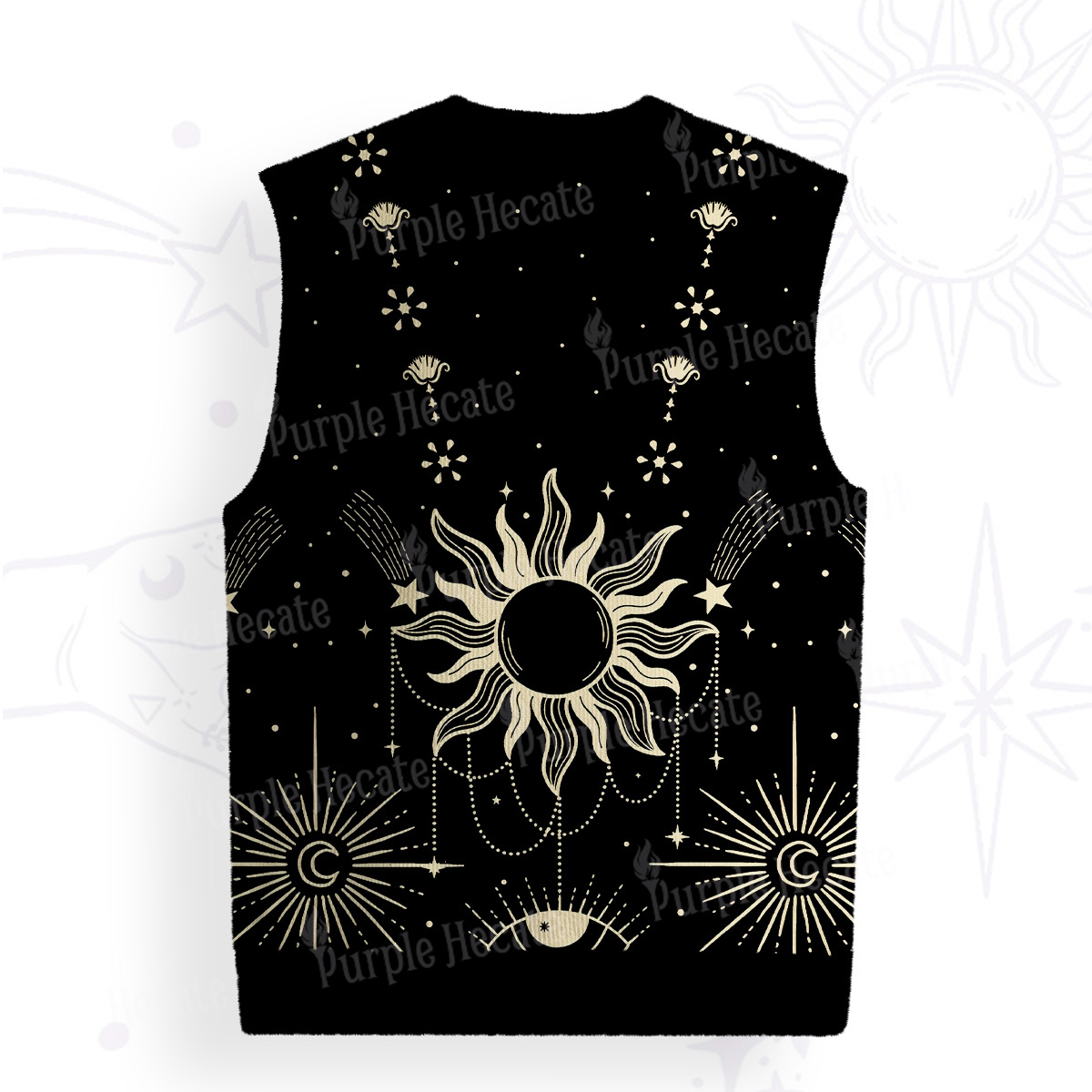Purplehecate Solar Oracle Ugly Sweater Vest