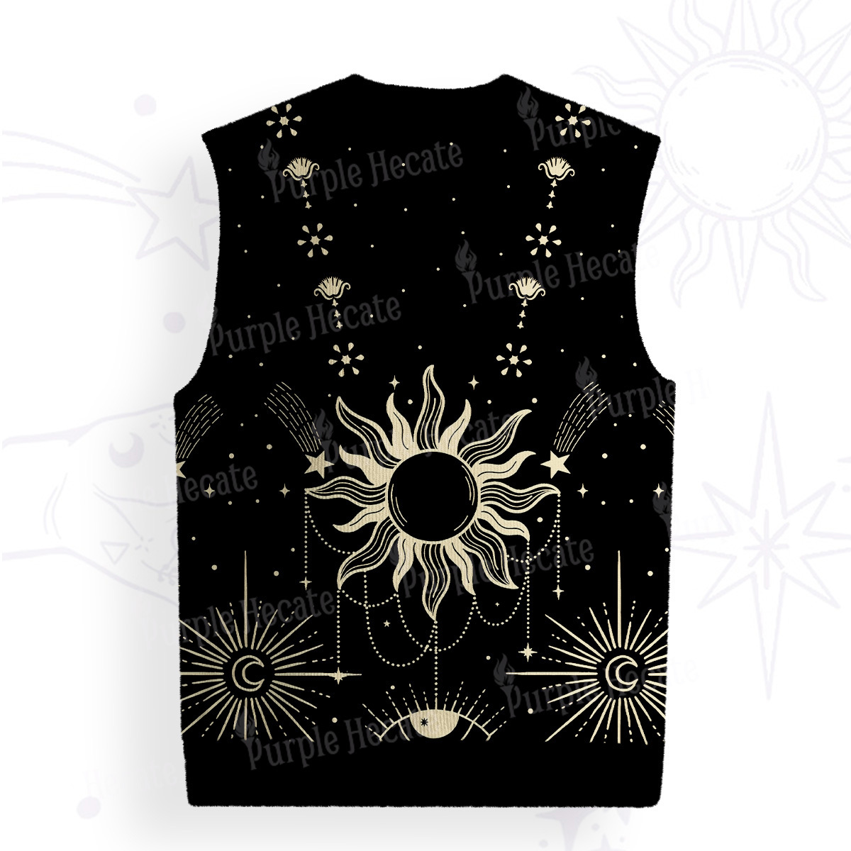 Purplehecate Solar Oracle Ugly Sweater Vest