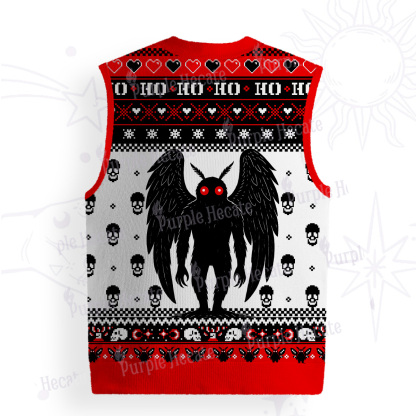 Purplehecate The Mothmen Ugly Sweater Vest