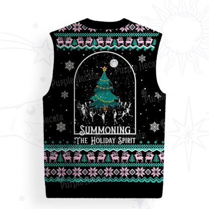 Purplehecate Christmas The Holiday Spirit Ugly Sweater Vest