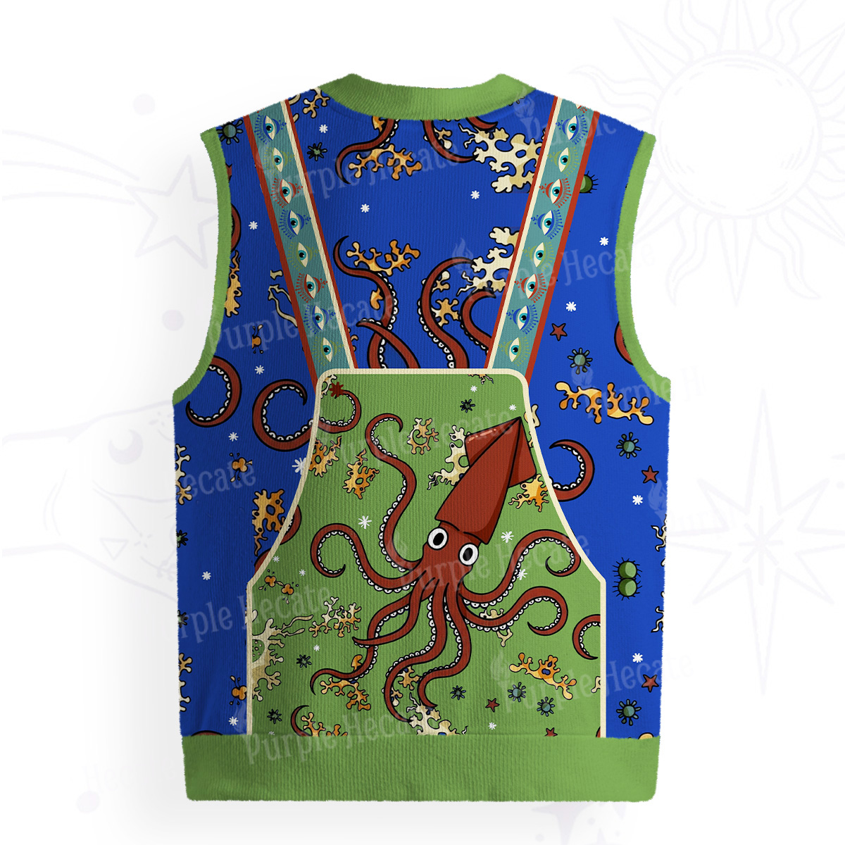 Purplehecate Deep Sea Dreamer Ugly Sweater Vest