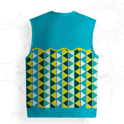 Purplehecate Enchanted Prism Eye Ugly Sweater Vest