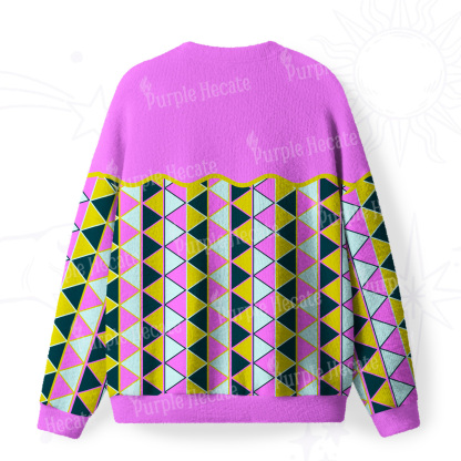 Purplehecate Enchanted Prism Eye Fuzzy Ugly Sweatshirt