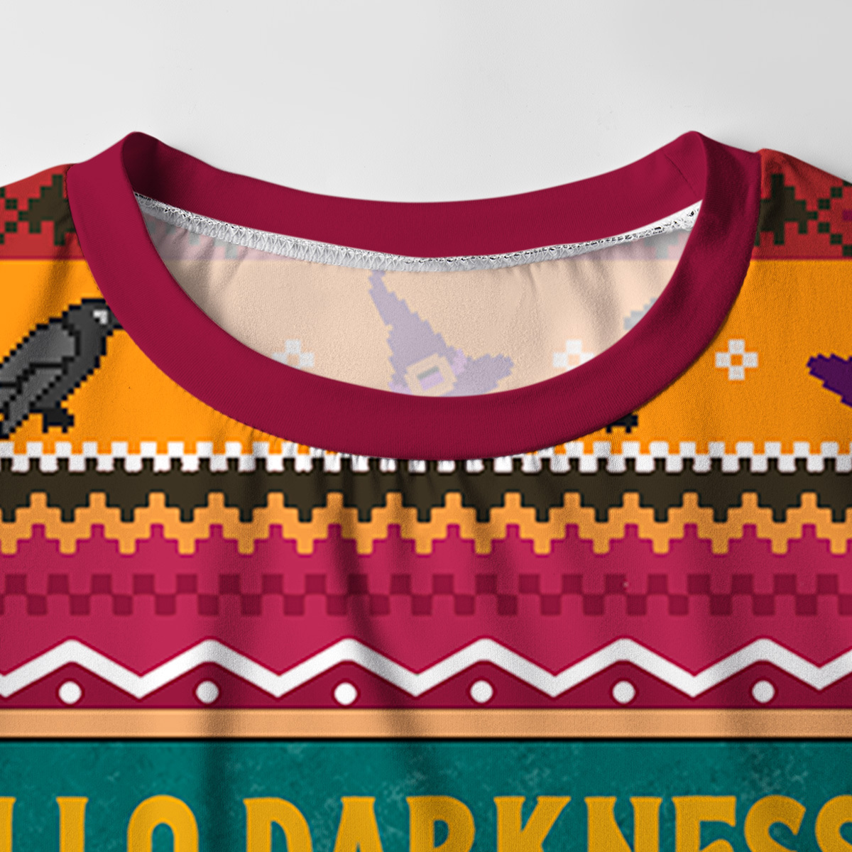 Purplehecate The Hello Darkness My Old Friend Oracle Card Halloween Pajamas