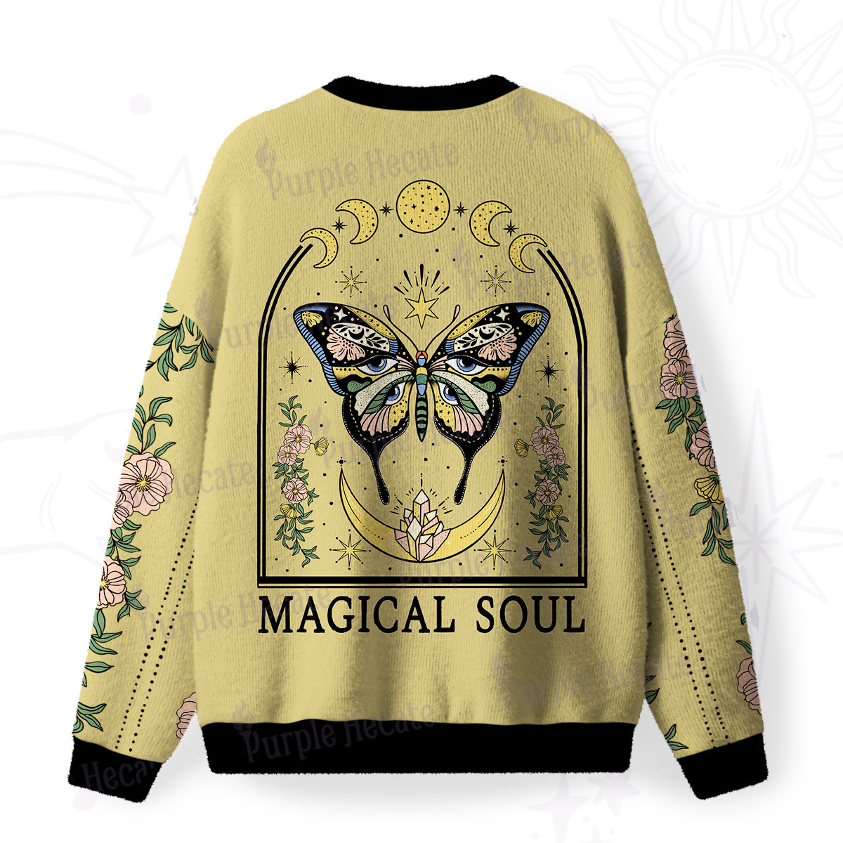 Purplehecate Magical Soul Fuzzy Ugly Sweatshirt