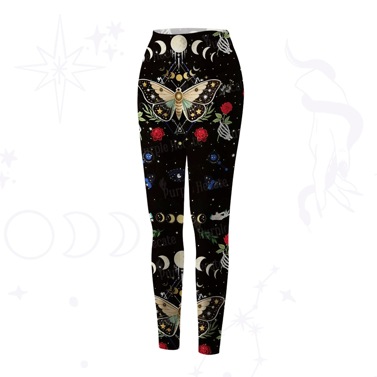Purplehecate Moonlight Metamorphosis Yoga Pants