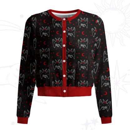 Purplehecate Witchy Mothman Night Knit Cardigan