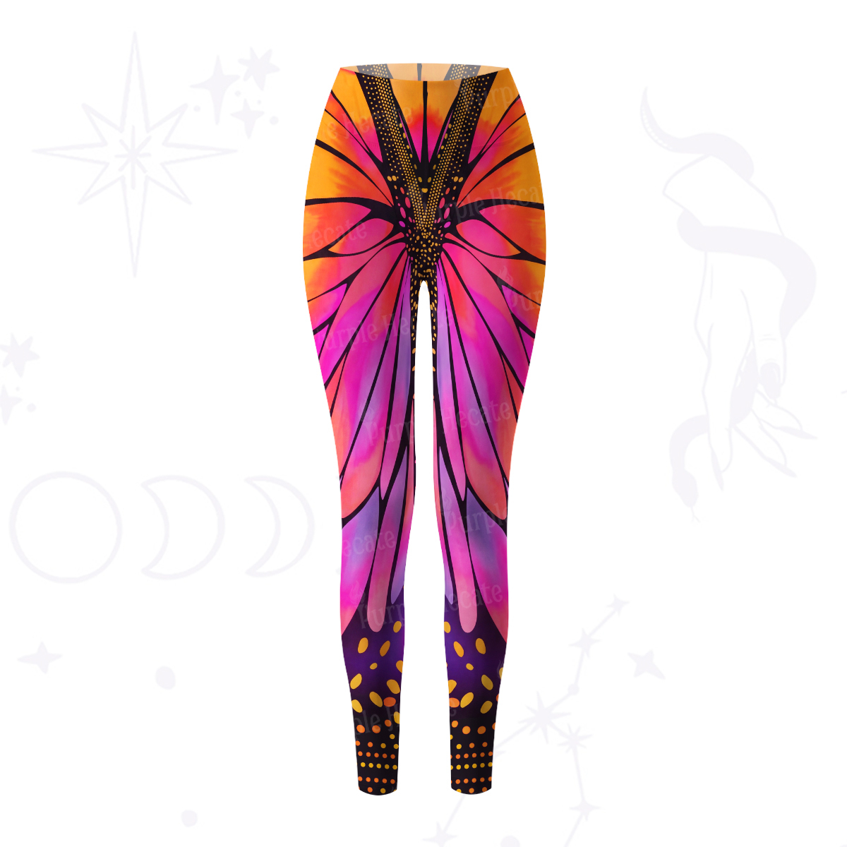 Purplehecate Butterfly Wings Yoga Pants