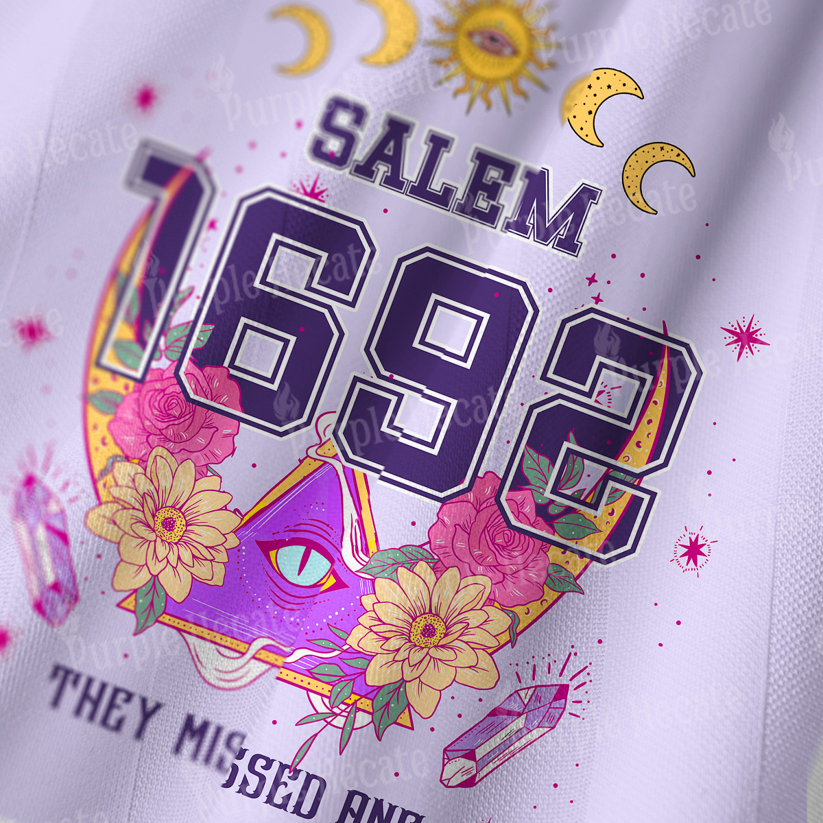 Purplehecate Salem 1692 They Missed Long Sleeve Jersey Shirt