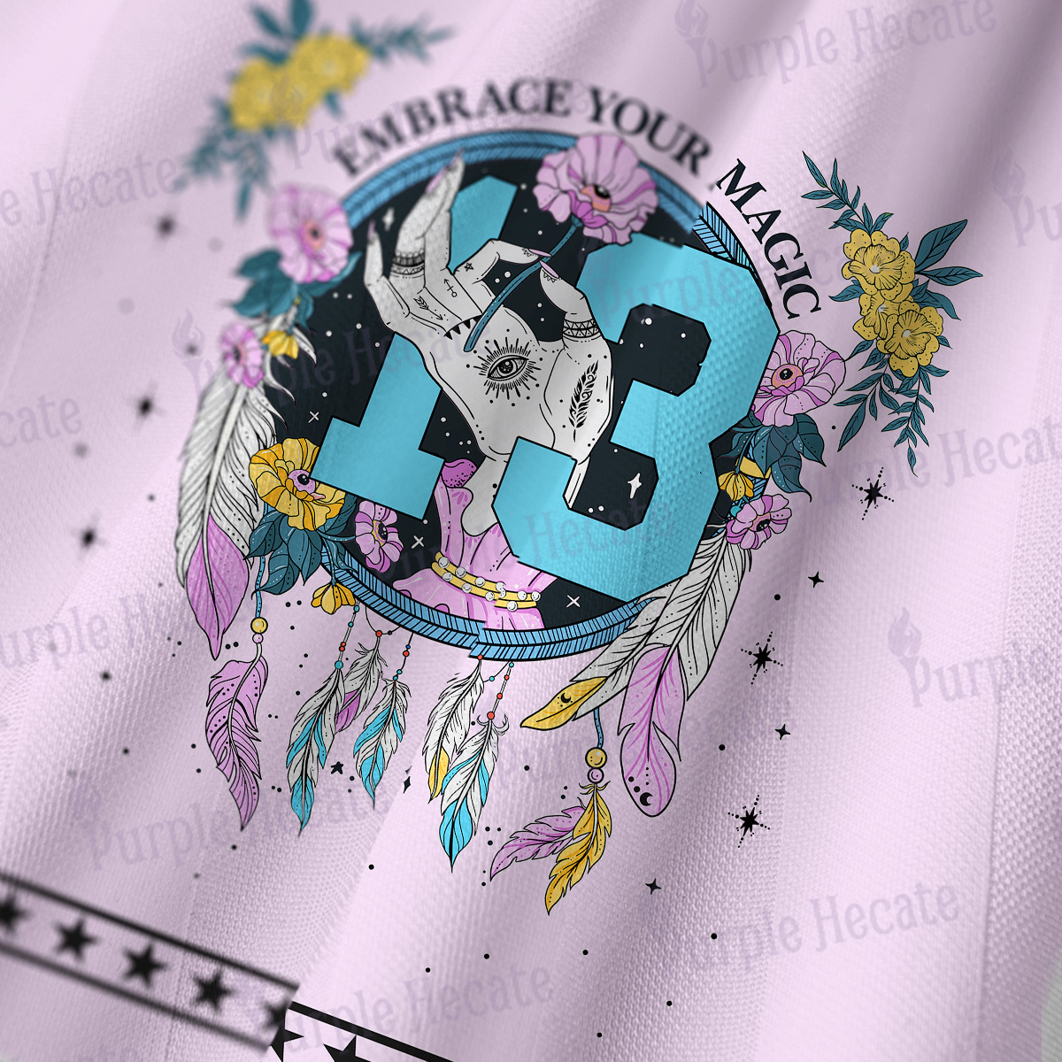 Purplehecate Embrace Your Magic Long Sleeve Jersey Shirt