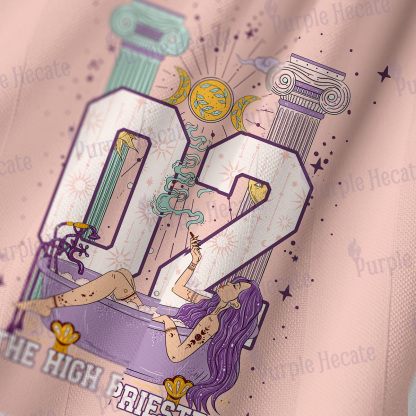 Purplehecate The High Priestess Long Sleeve Jersey Shirt