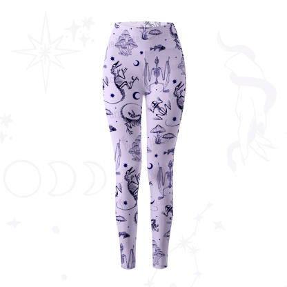 Purplehecate Prehistoric Fantasy Yoga Pants