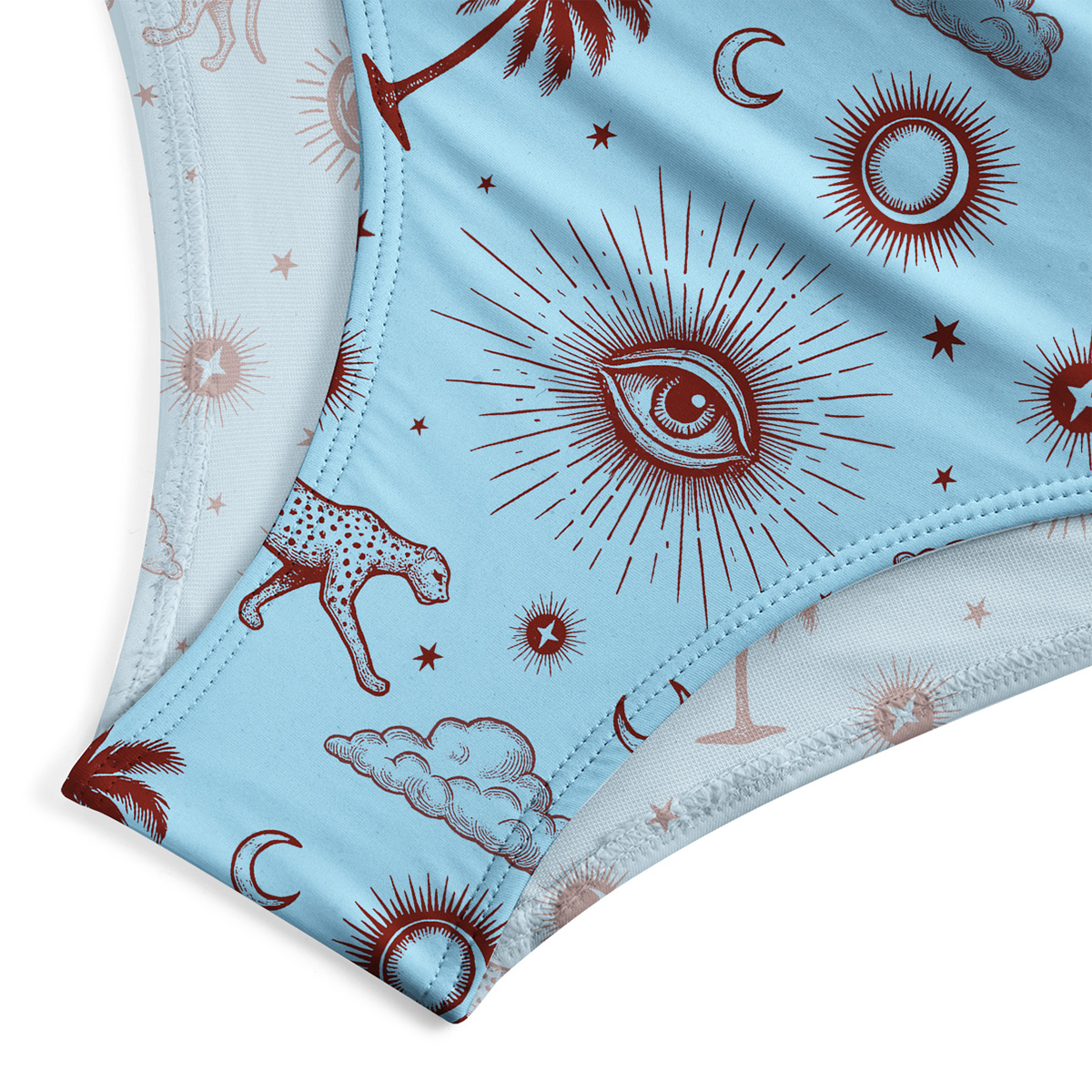 Purplehecate Eye of the Universe One-Piece Swimsuit