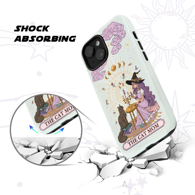Purplehecate The Cat Witch Mom Phone Case