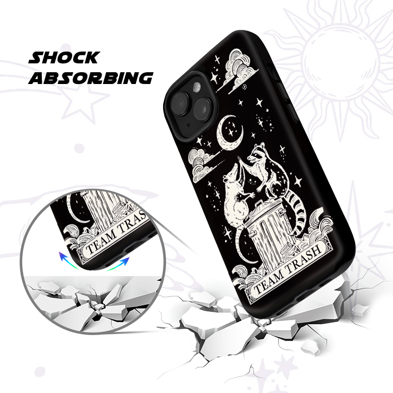 Purplehecate The Team Trash Phone Case