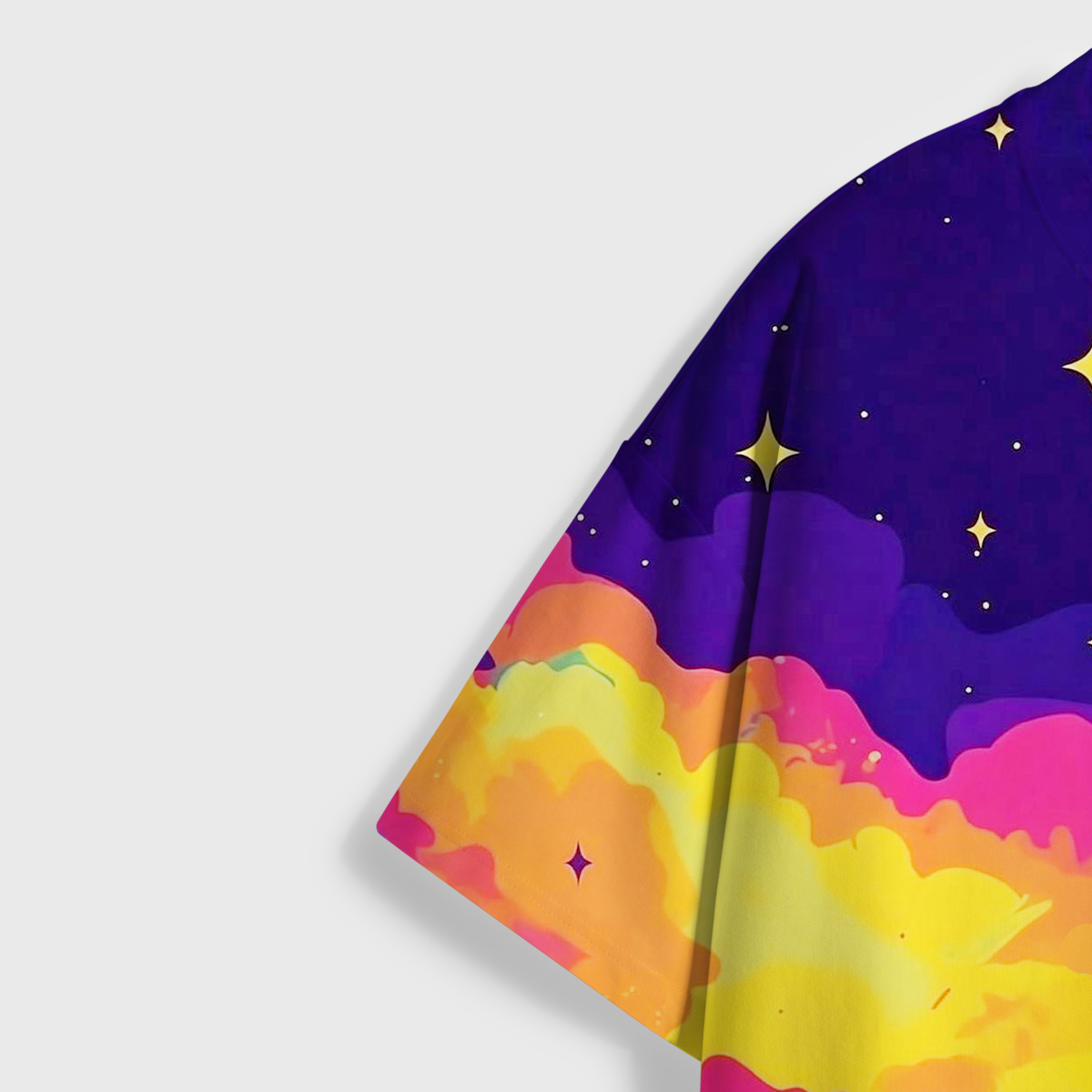 Purplehecate Midnight Cosmic Cat Fantasy All Over Print T-Shirt