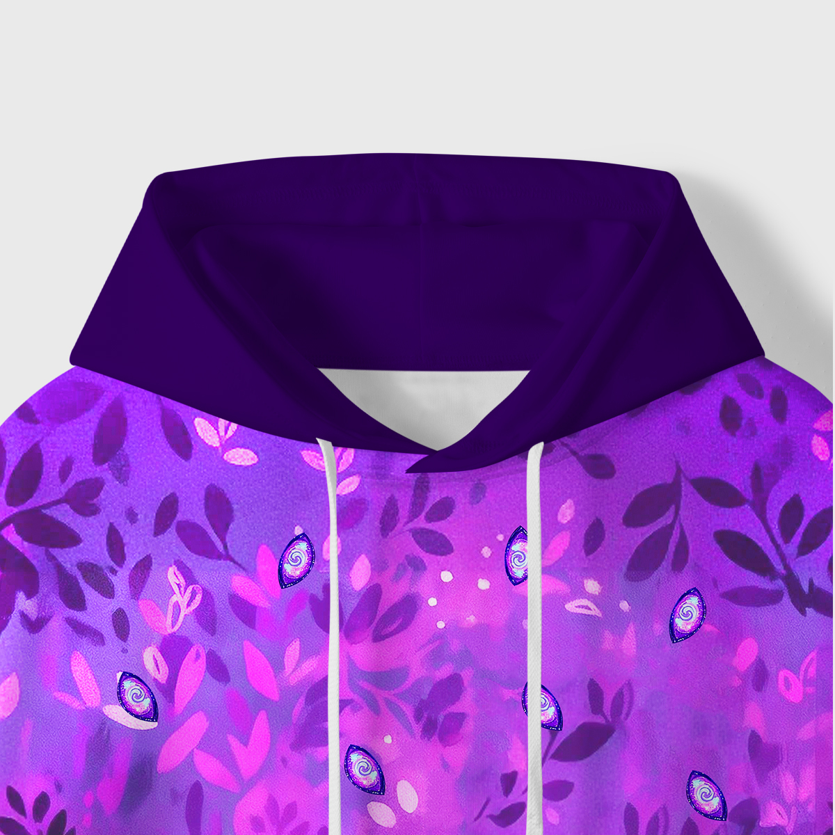 Purplehecate Witch’s Mystic Third-Eye Familiar All-Over Print Hoodie