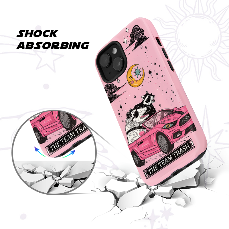 Purplehecate The Team Trash Phone Case