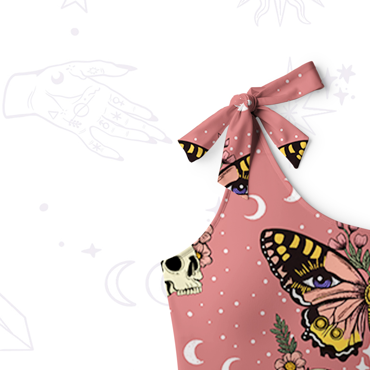 Purplehecate The Endings Won't End You One-Shoulder One-Piece Swimsuit