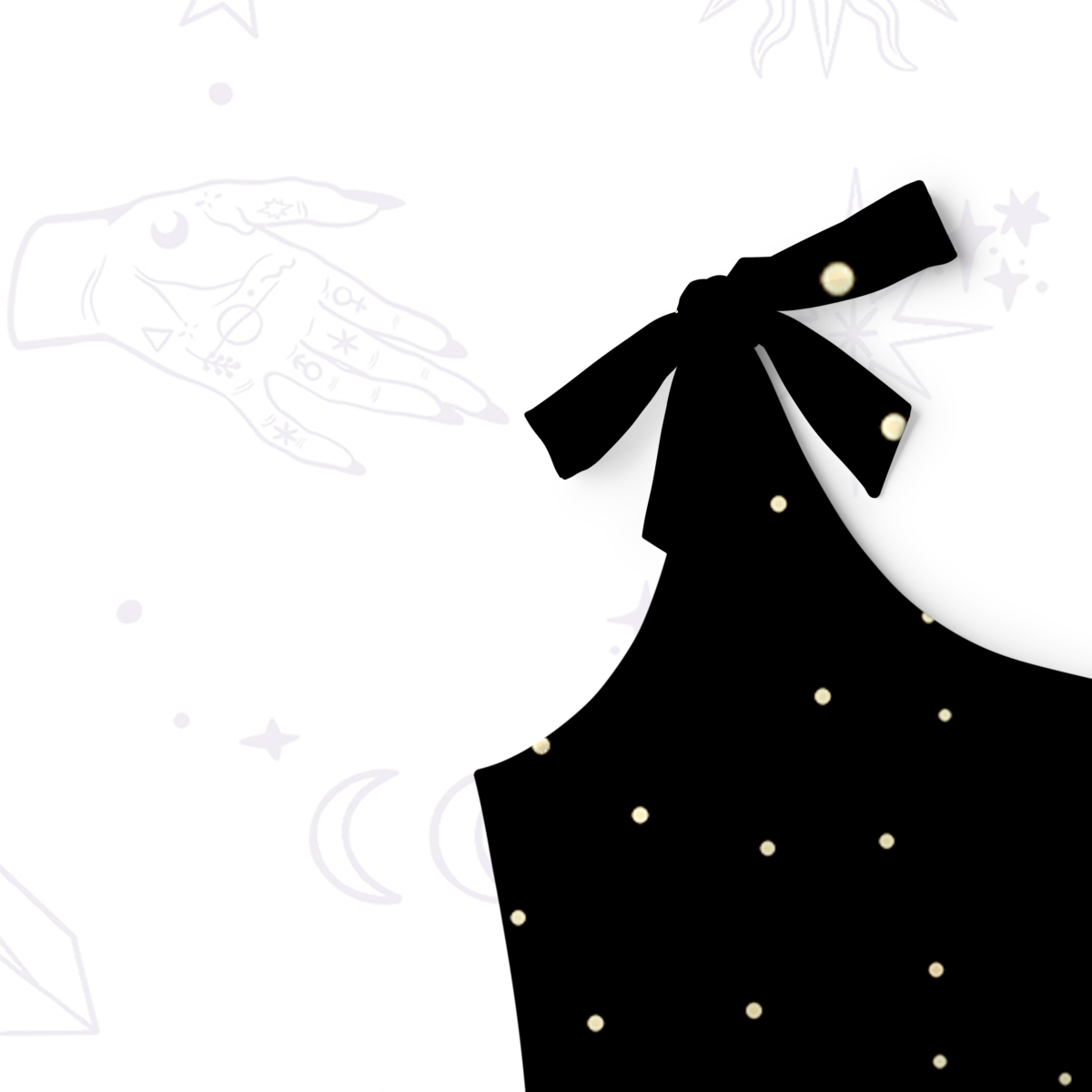 Purplehecate Celestial Sun and Moon One-Shoulder One-Piece Swimsuit