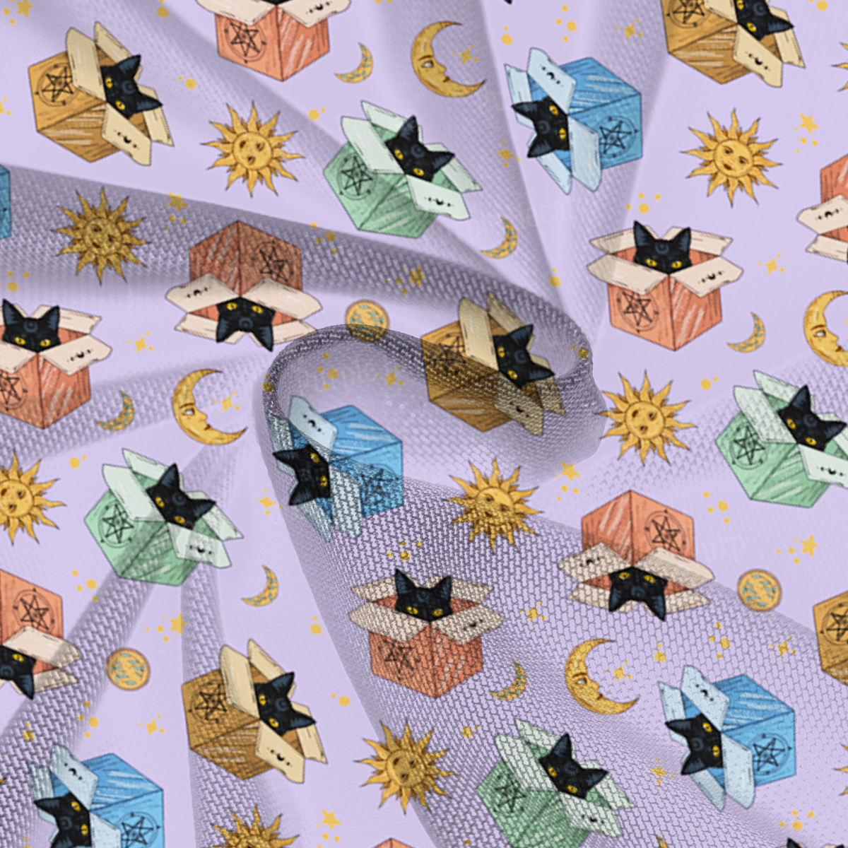 Purplehecate Magical Black Cat Mesh Cover Up Dress