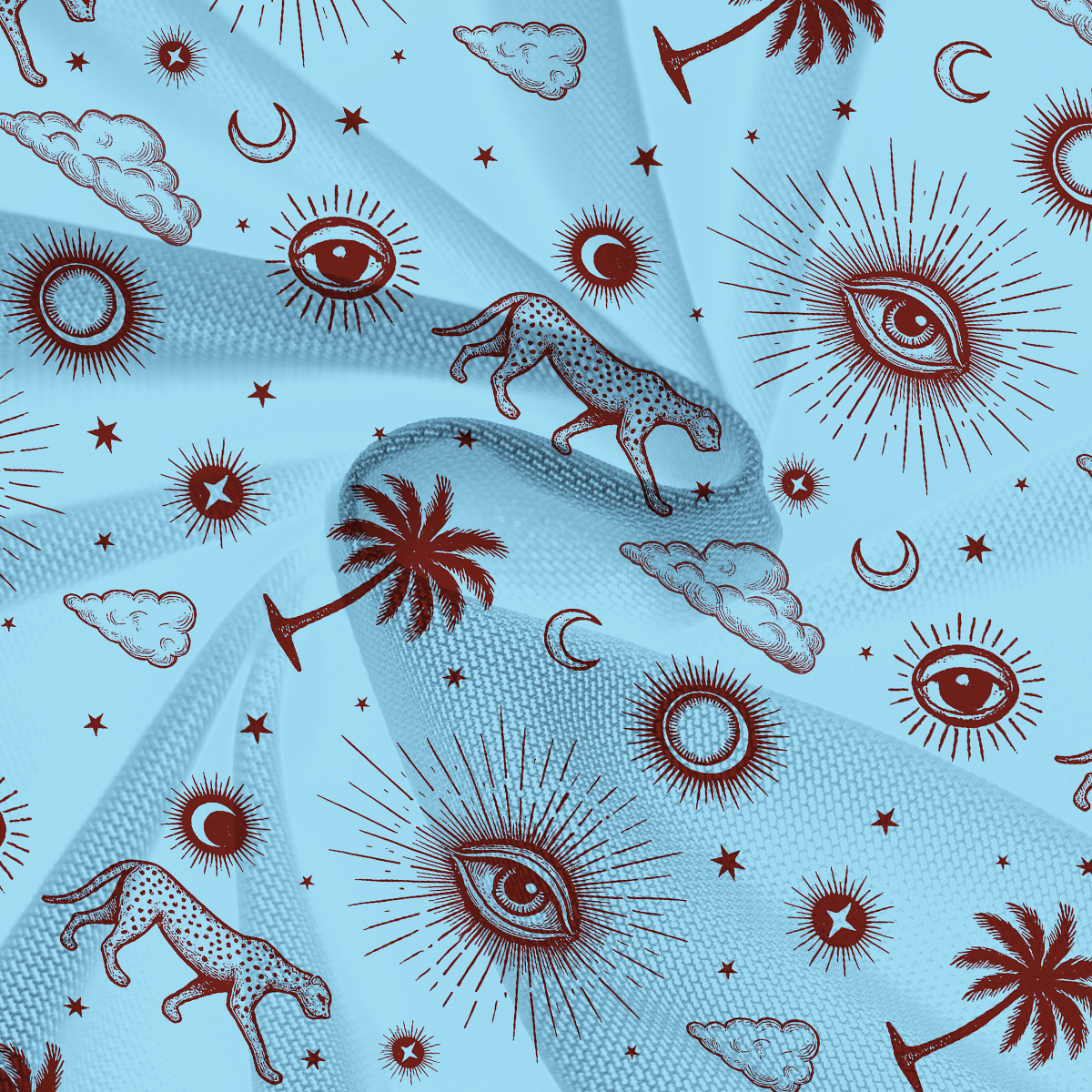 Purplehecate Eye of the Universe Mesh Cover Up Dress