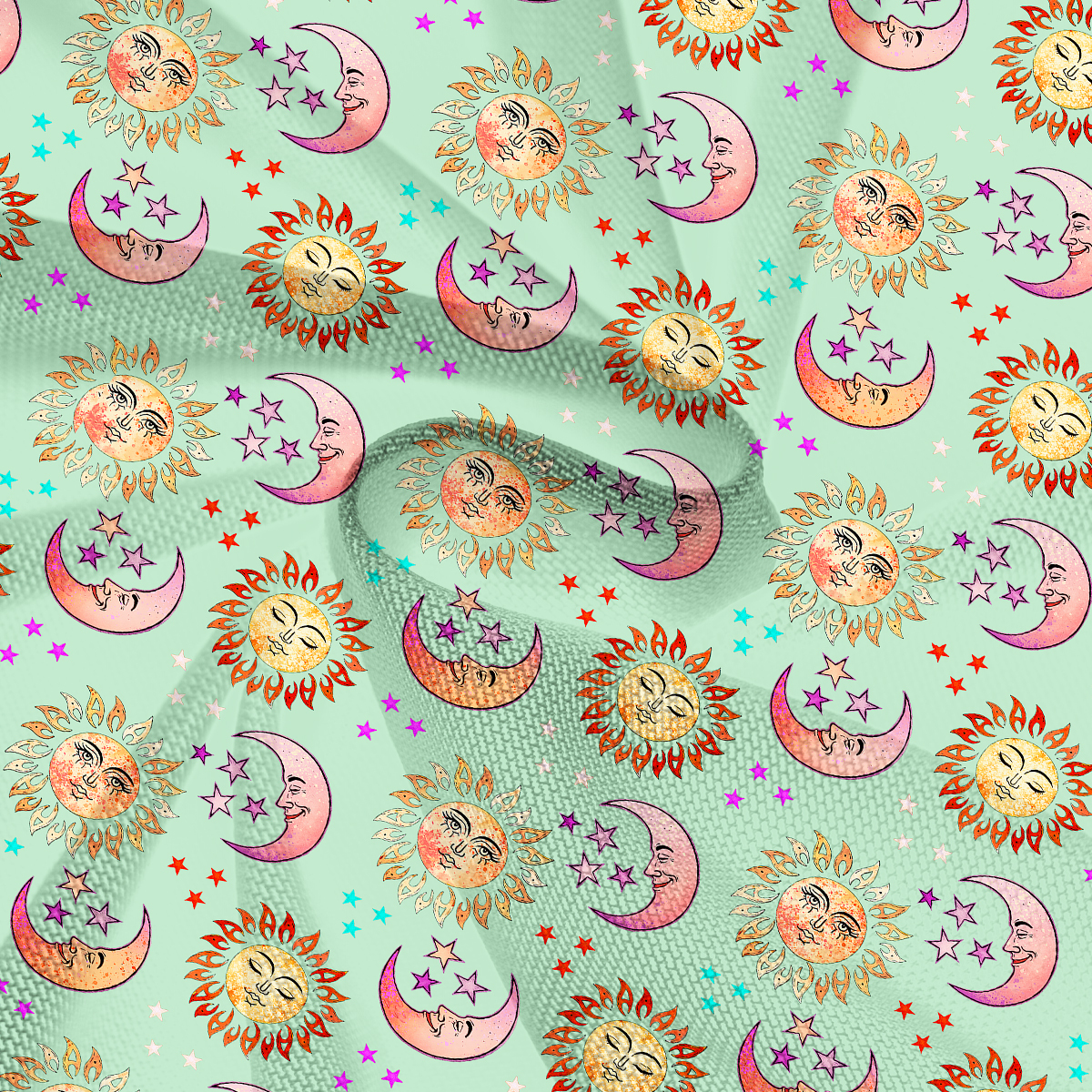 Purplehecate Sun & Moon Whispers Mesh Cover Up Dress